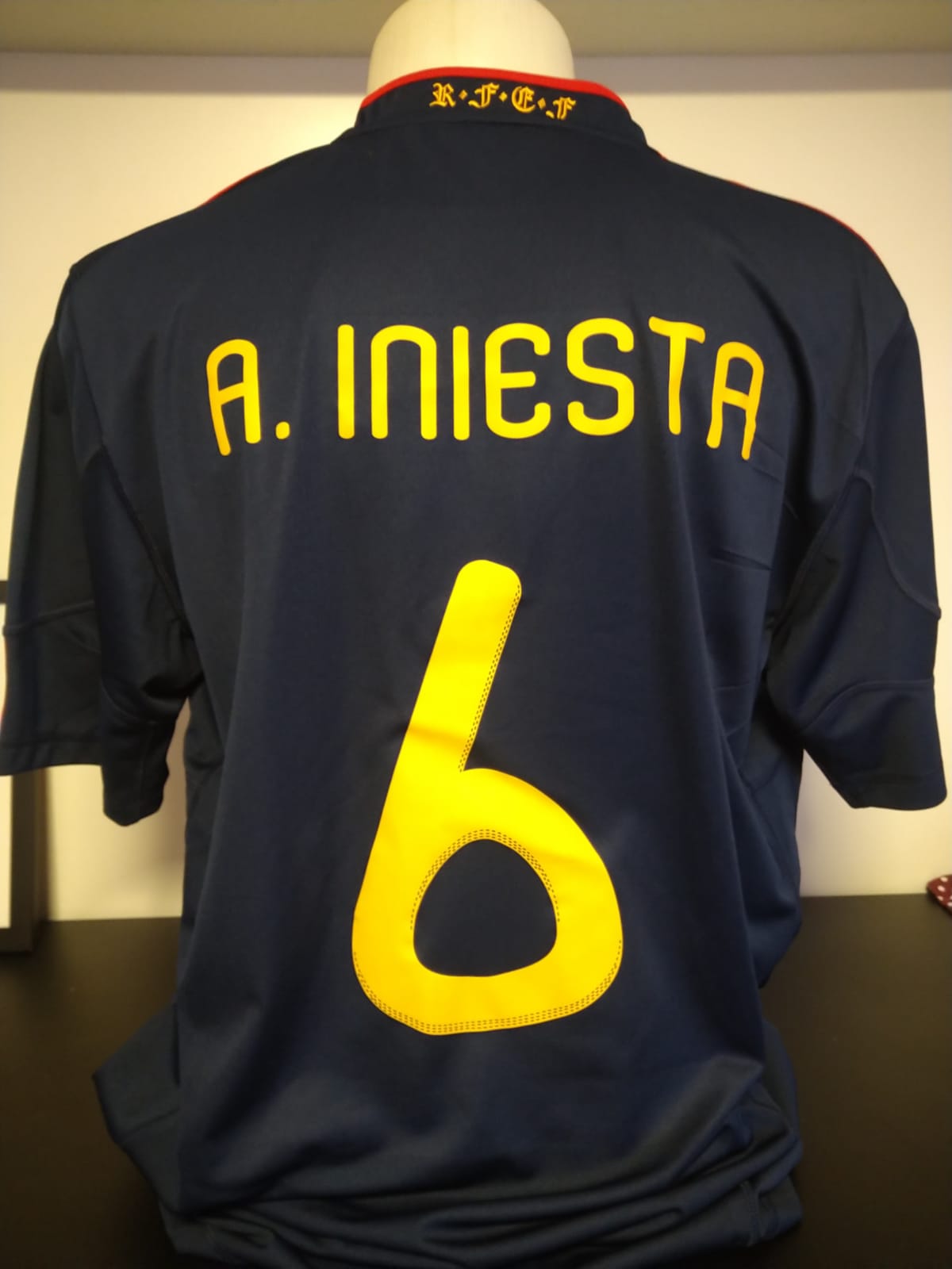 Spain 2010 World Cup Final Shirt (from the store on the label)