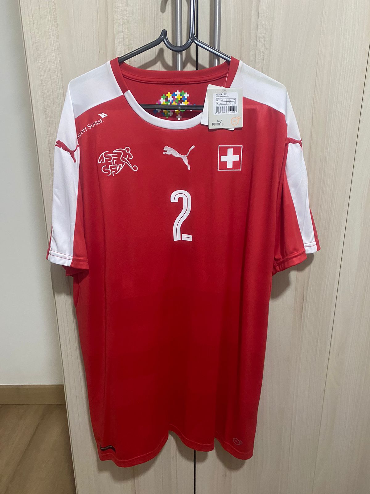 Camisa Seleção Suíça 2016