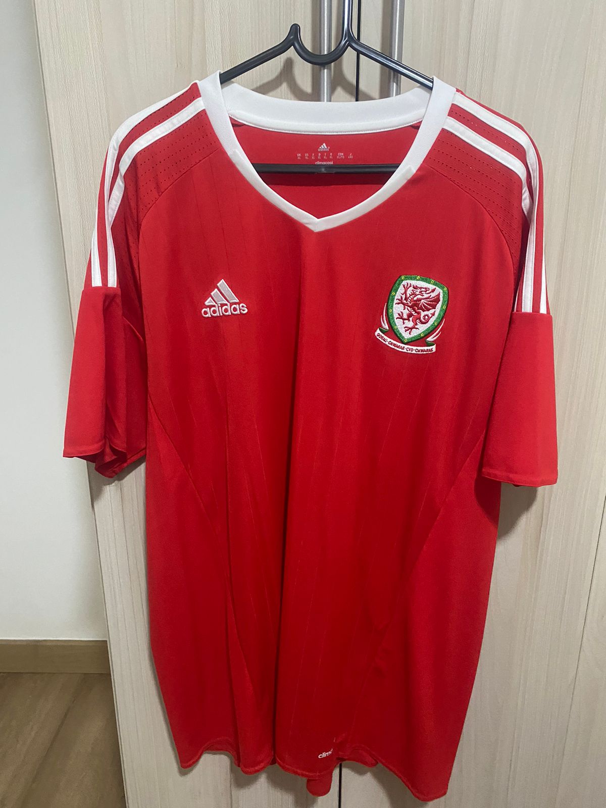 Wales 2016 adidas Home Shirt