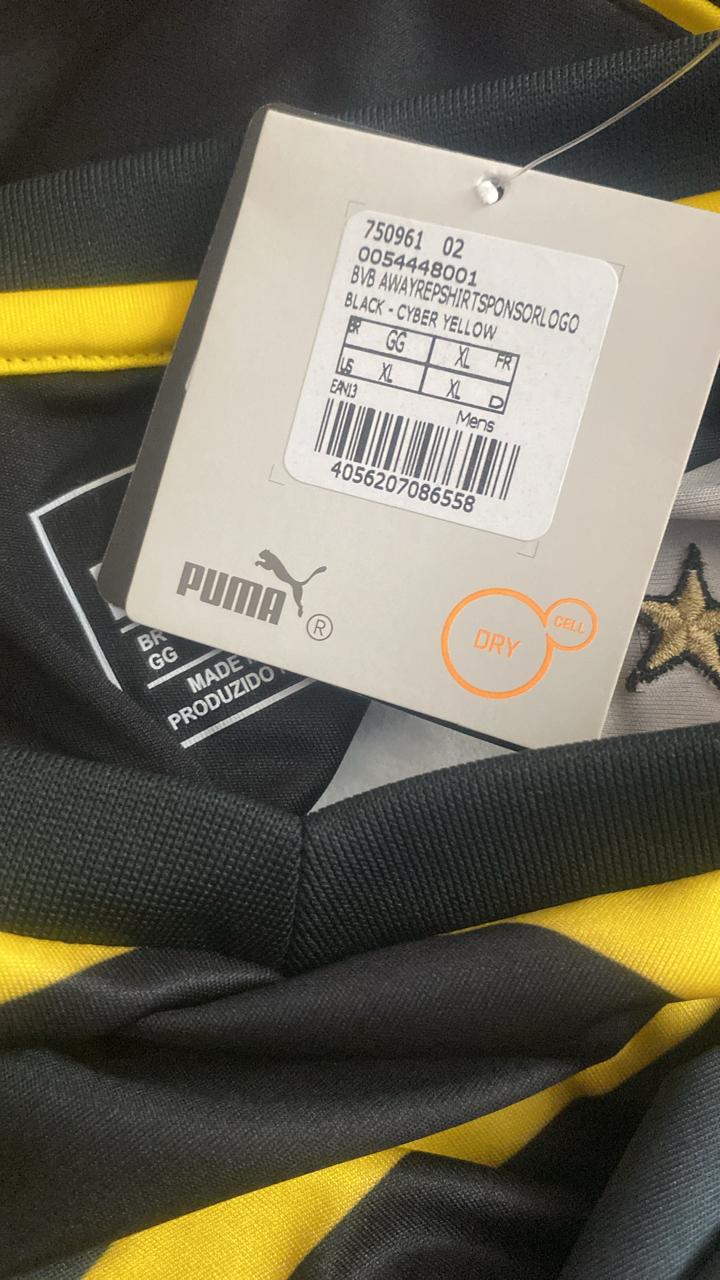 Camisa Borussia Dortmund Away 16/17 s/nº Torcedor Puma Masculina