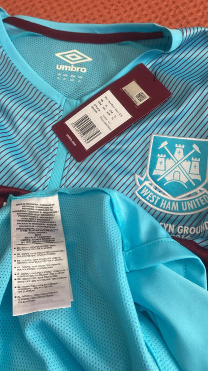 West Ham 2016 Boleyn Ground away shirt