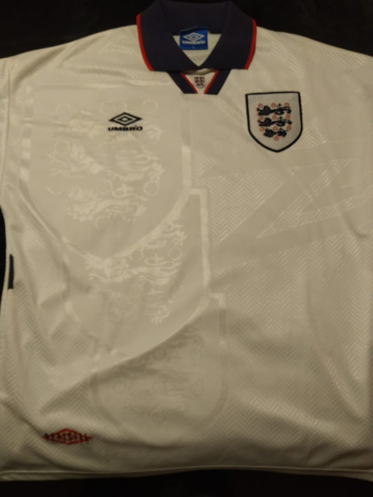 England 1992 shirt - original from the period never worn