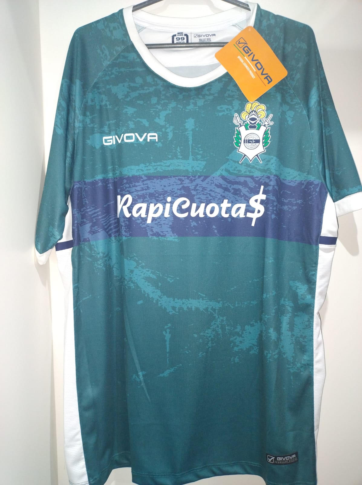 Third Gimnasia y Esgrima La Plata 2023/24 Shirt - Givova - 2XL (58 x 76 cm)