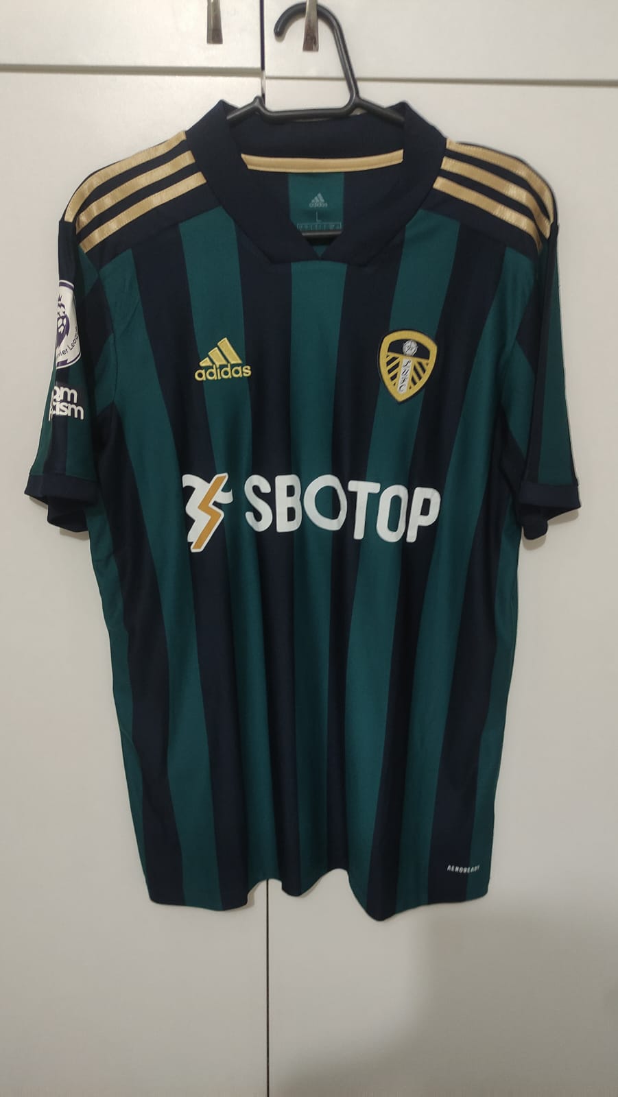 Camisa Away Leeds 2020-2021 - Adidas - Personalizada Bamford - Tamanho G