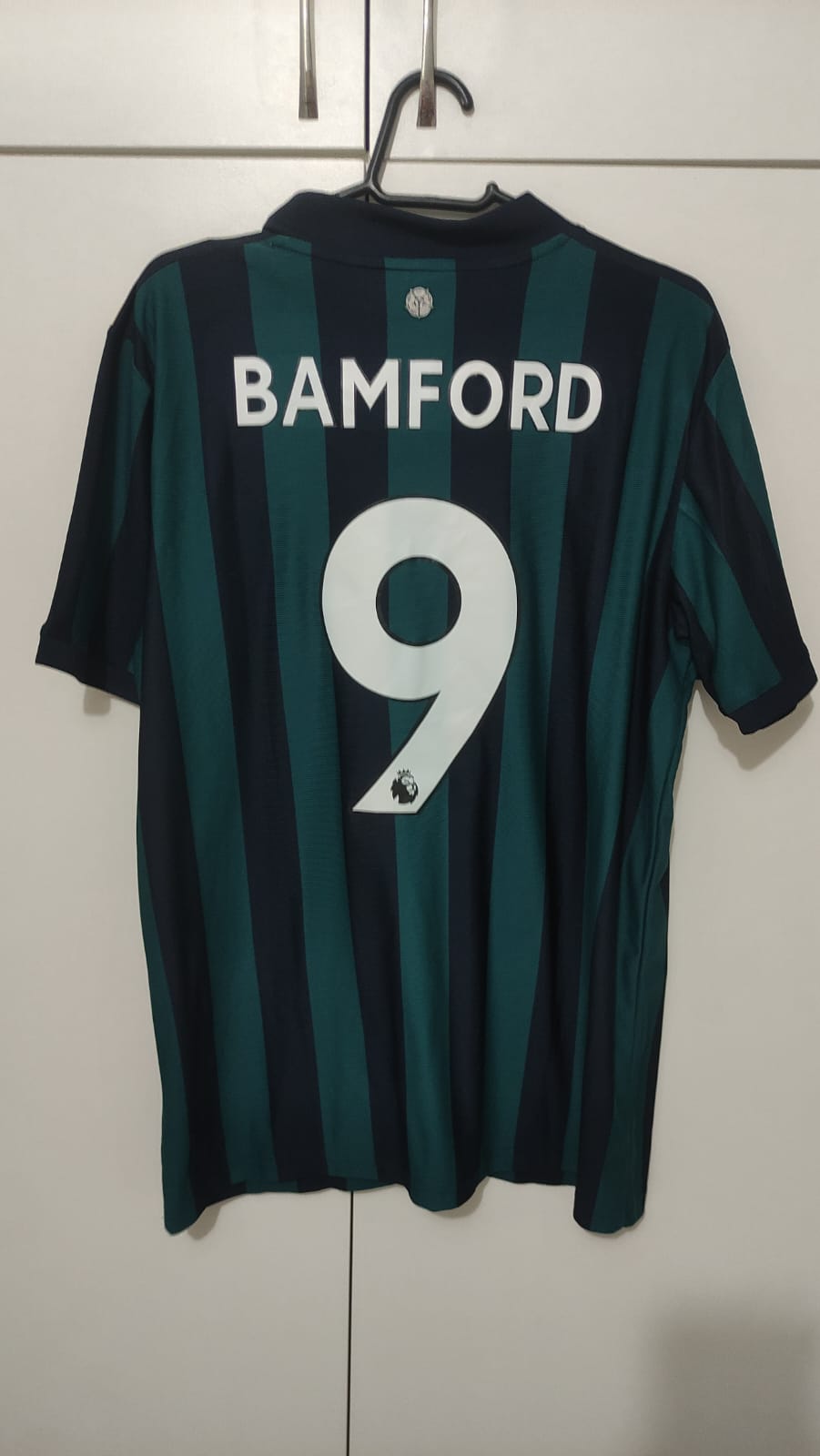 Camisa Away Leeds 2020-2021 - Adidas - Personalizada Bamford - Tamanho G