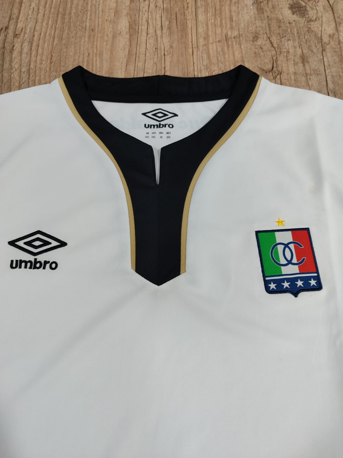 Camiseta Once Caldas 2014  - Tamanho 2GG (62 x77 cm) - Nova