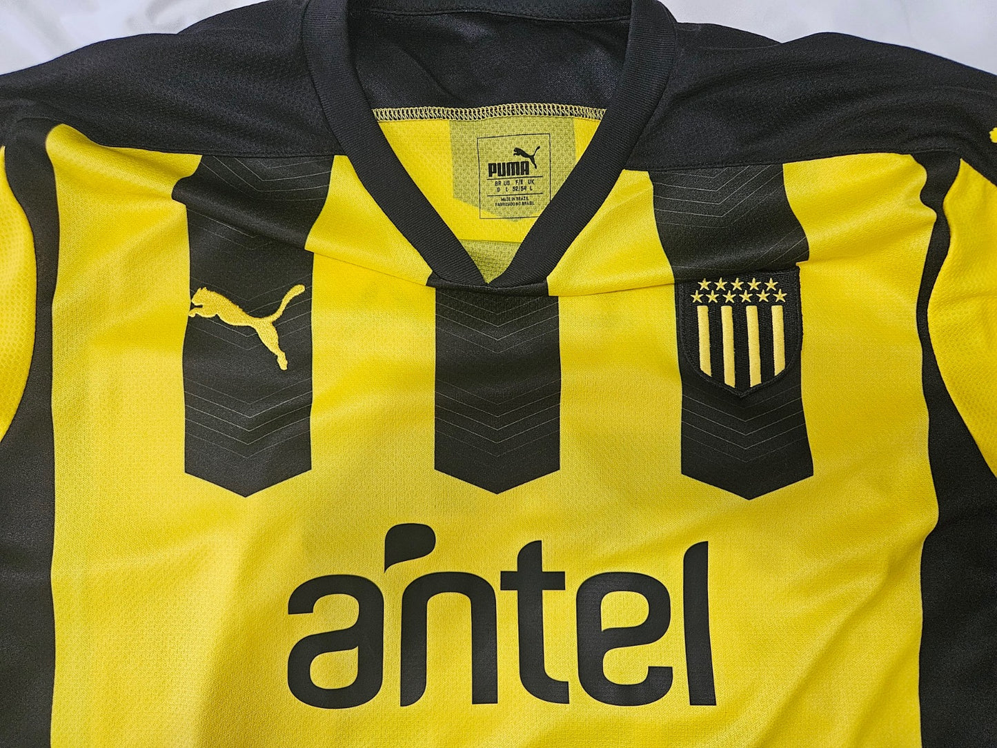 Peñarol Home 2021 Shirt #37 with Patches - Original