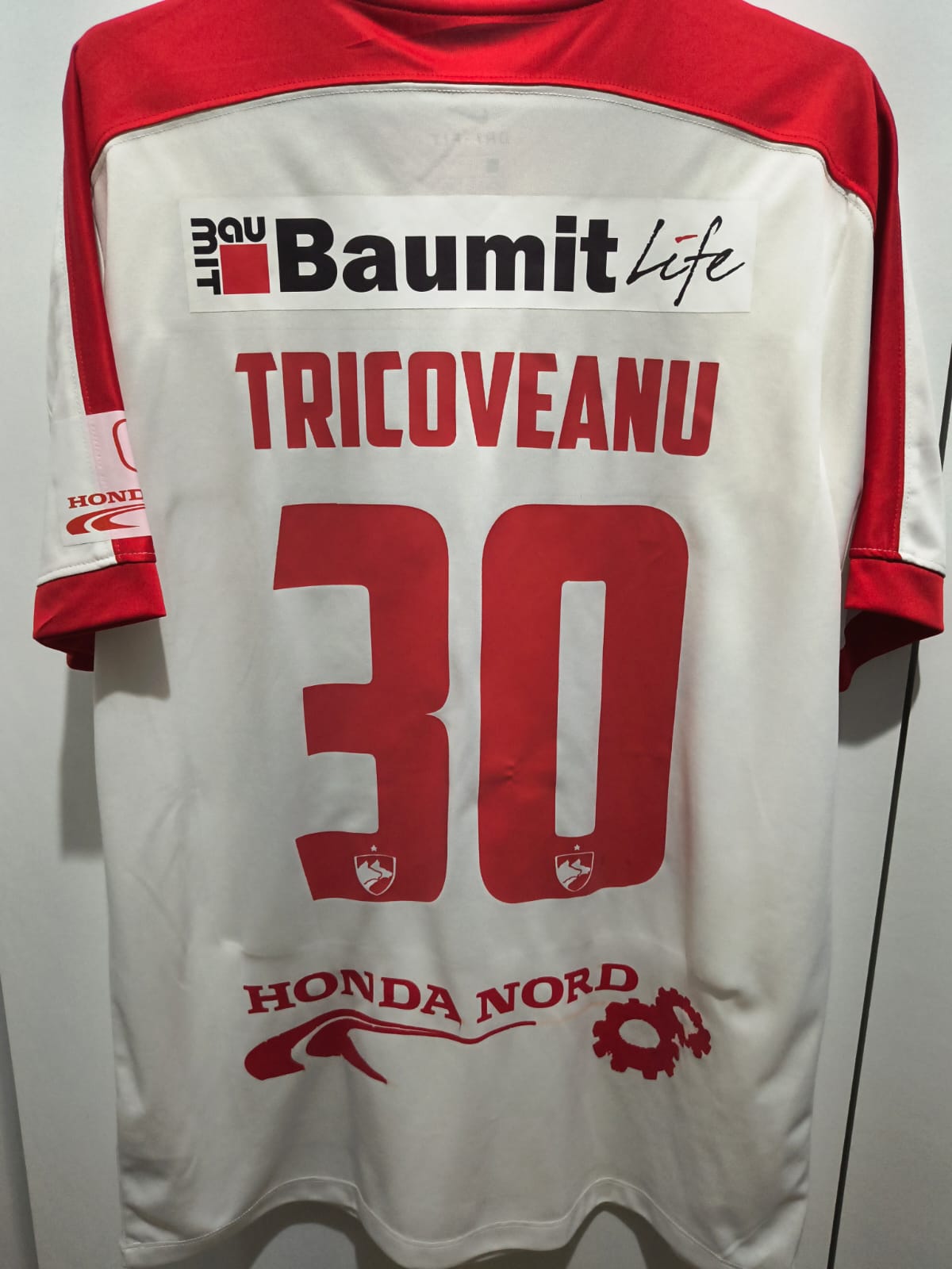 Dinamo Bucharest Away Shirt 2016/17 - Size L (54 x 74 cm)