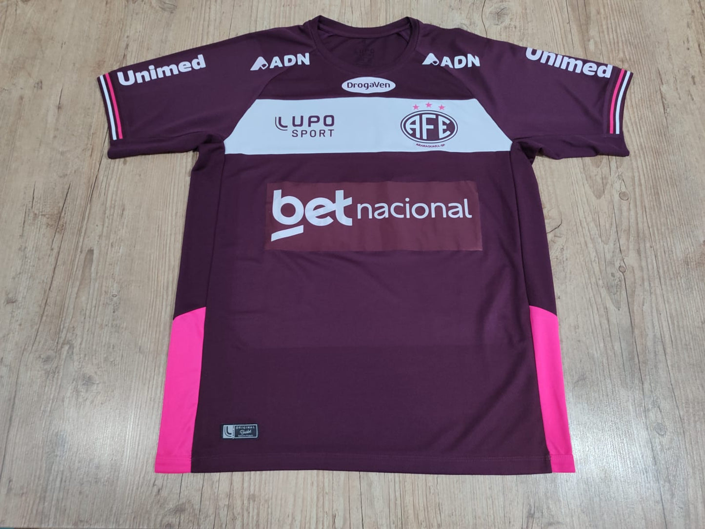 Camiseta de Jogo Ferroviária Araraquara 2024 – Número 9 – Tamanho G