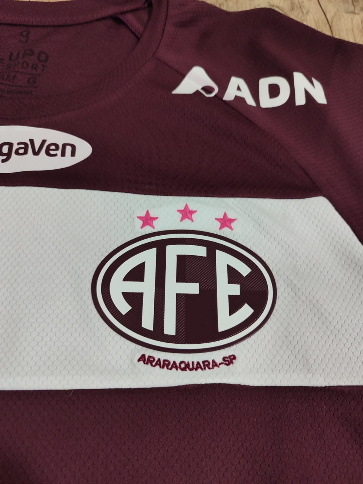 Camiseta de Jogo Ferroviária Araraquara 2024 – Número 9 – Tamanho G