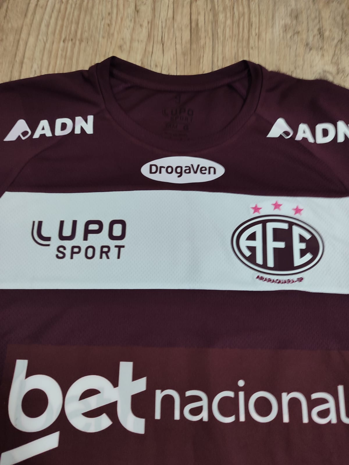 Camiseta de Jogo Ferroviária Araraquara 2024 – Número 9 – Tamanho G