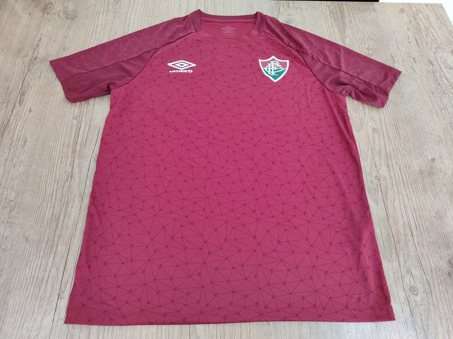 Camisa Umbro Fluminense Pré-jogo 2022 Grená