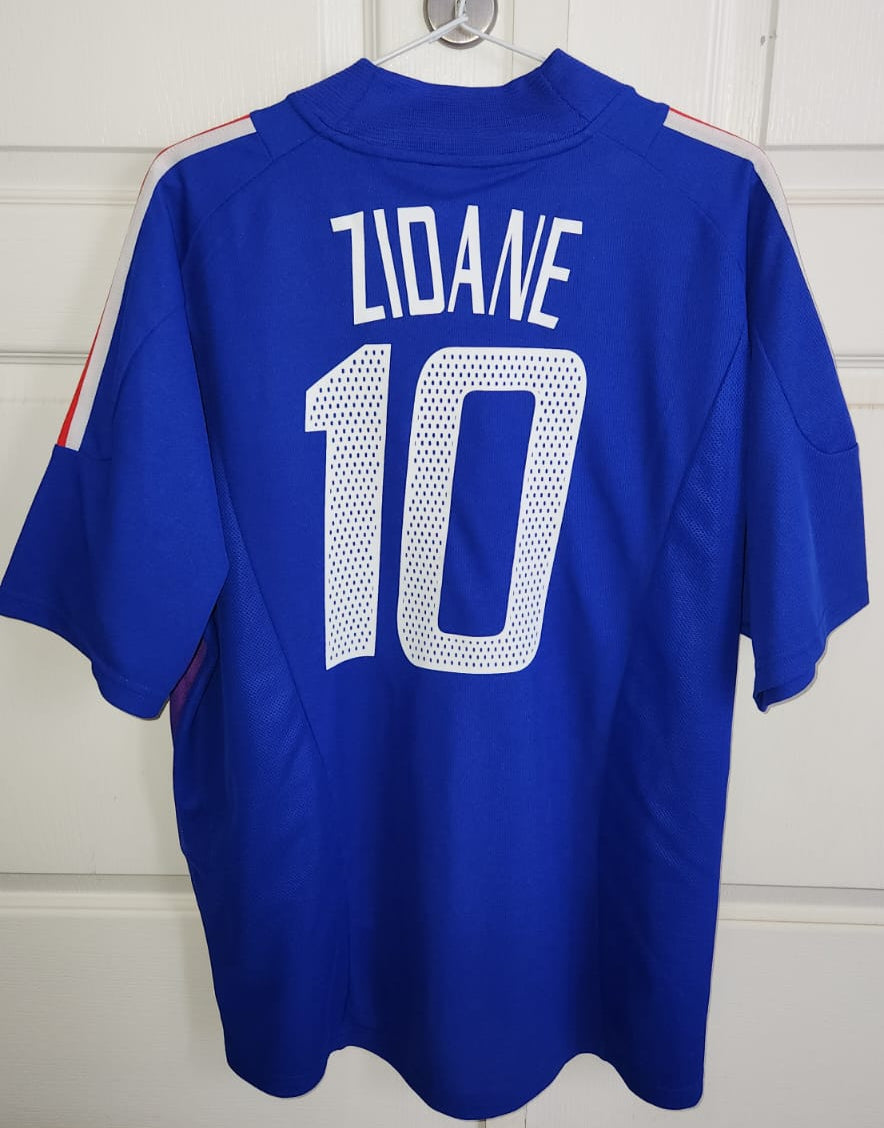 Camisa Seleção Francesa 2002 GG Personalizada Zidane