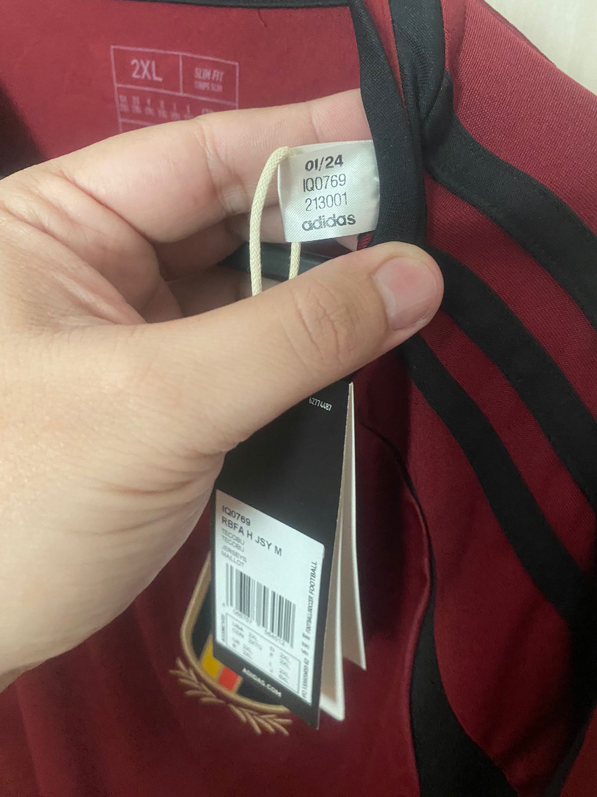 Belgium Euro 2024 Shirt - Size XL