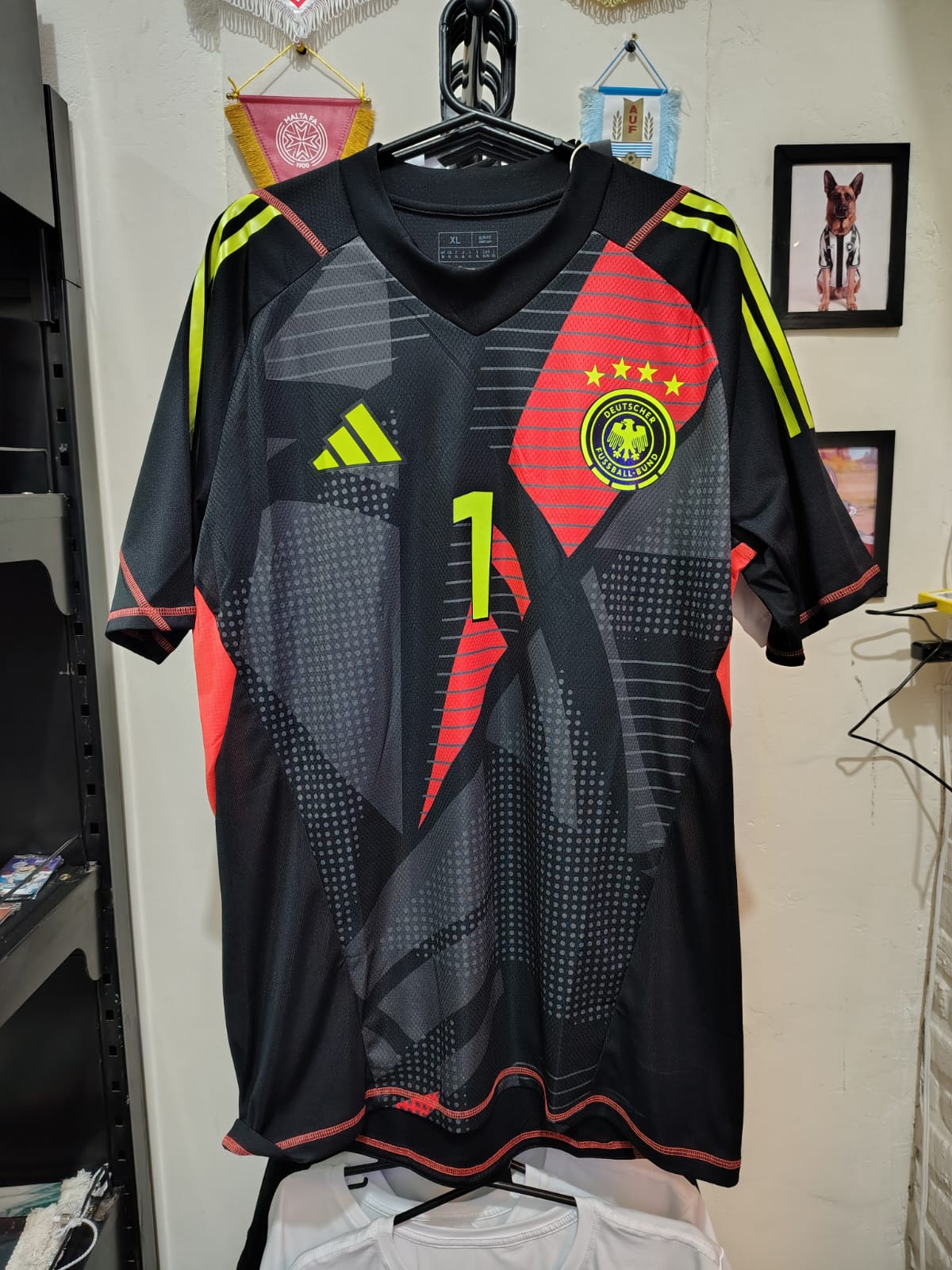 Camisas Alemanha · Goleiro · Preta 2025 - Slim fit
