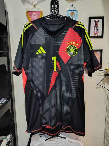Camisas Alemanha · Goleiro · Preta 2025 - Slim fit