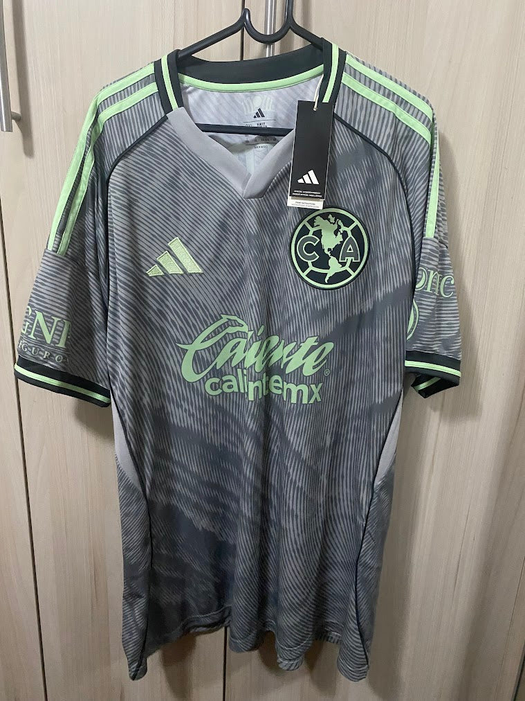 Camisa Club América Away 2025 adidas – frente com etiqueta