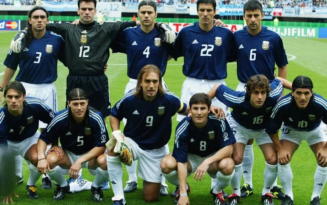 Camisa Argentina 2002 away Copa do Mundo 2002