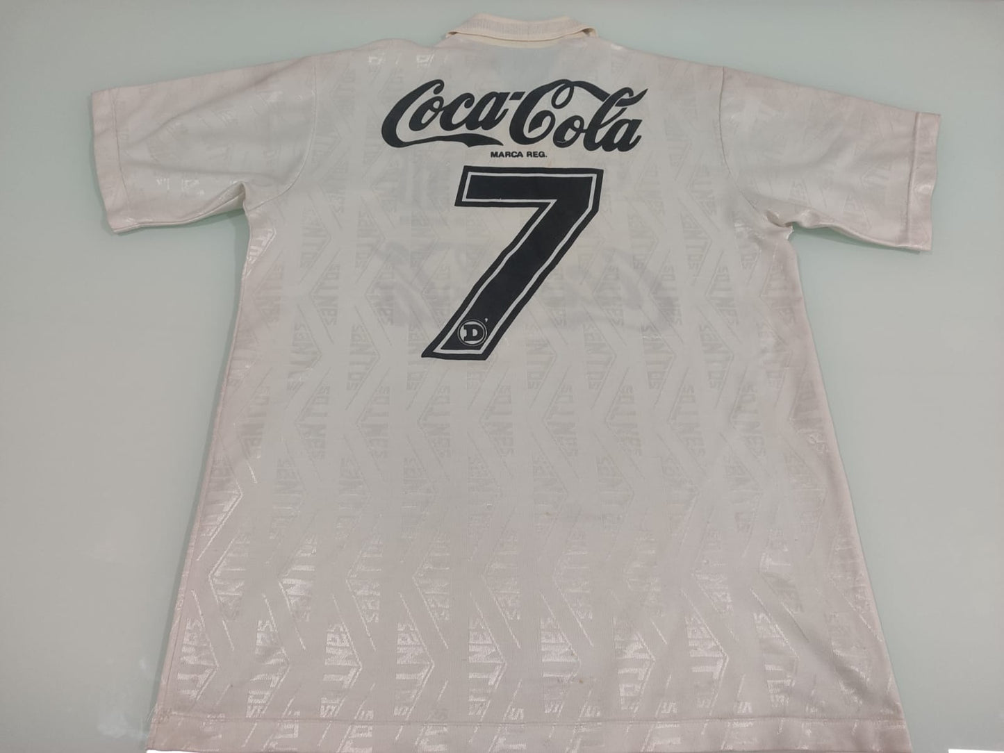 RARA E CLÁSSICA CAMISA DO SANTOS – 1993 COCA-COLA - DE JOGO!
