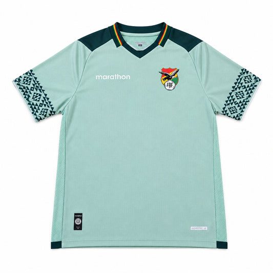 Camisa Bolívia 2024 Marathon verde-menta – frente