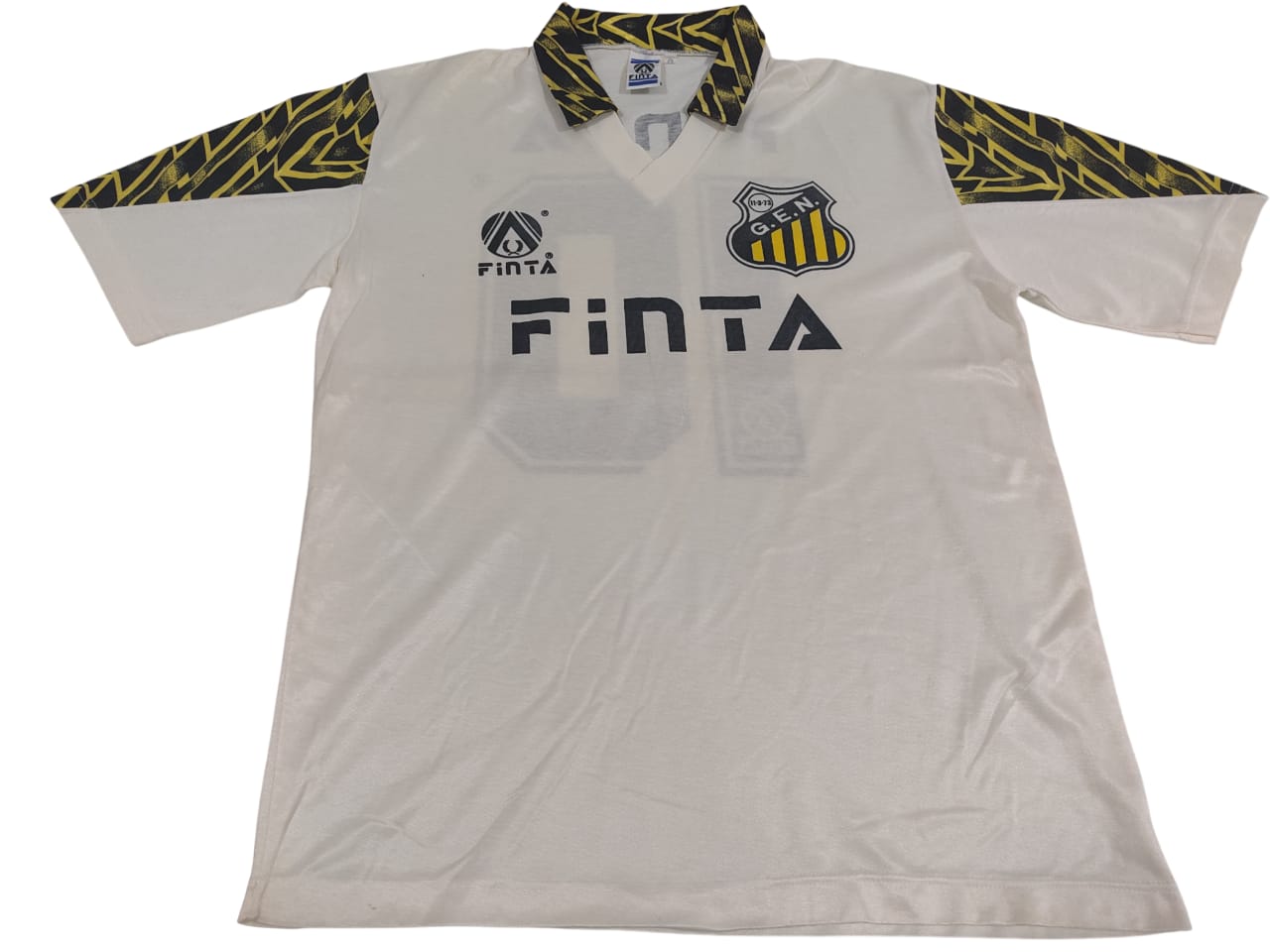 RARA E LINDA CAMISA DO NOVORIZONTINO – 1993 FINTA - DE JOGO!