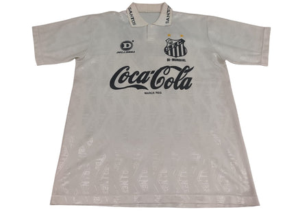 RARA E CLÁSSICA CAMISA DO SANTOS – 1993 COCA-COLA - DE JOGO!