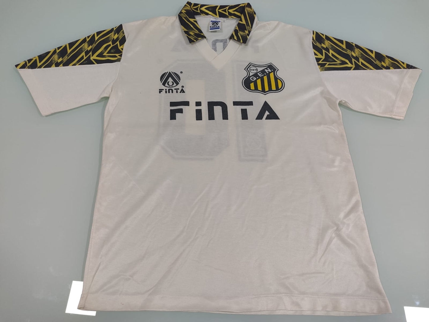 RARA E LINDA CAMISA DO NOVORIZONTINO – 1993 FINTA - DE JOGO!