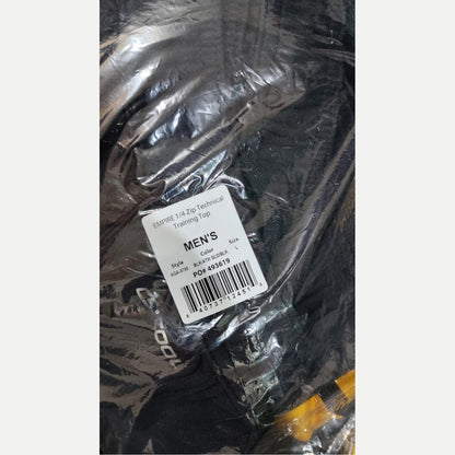Etiqueta Capelli Empire 1/4 Zip Technical Training Top na embalagem original