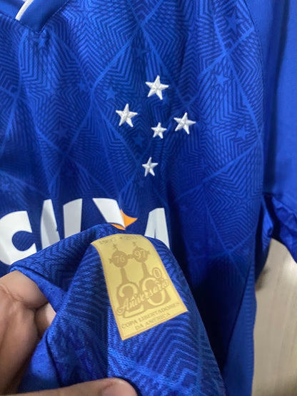 Camisa Cruzeiro Home 2017 – selo 20º aniversário Copa Libertadores 1997