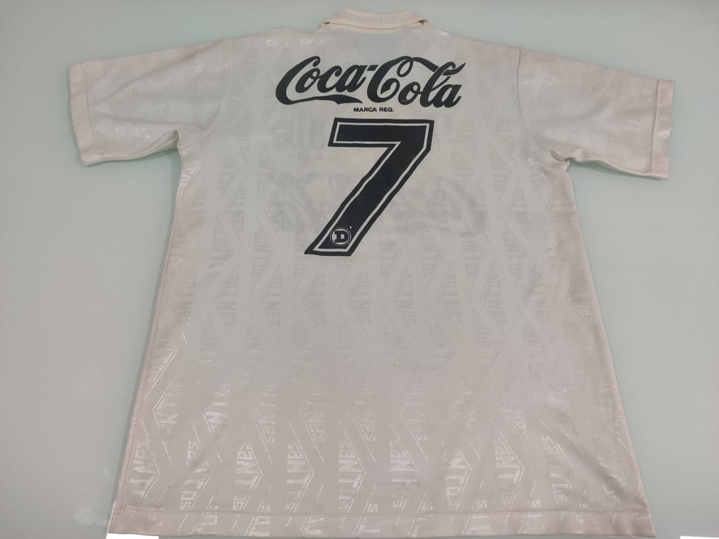 RARA E CLÁSSICA CAMISA DO SANTOS – 1993 COCA-COLA - DE JOGO!