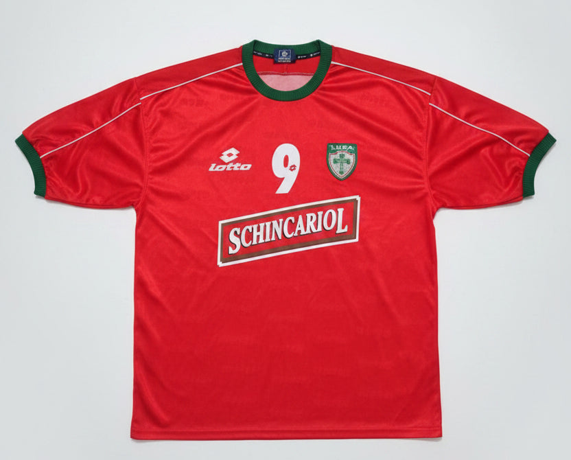 Camisa Portuguesa 2001 Alternativa Lotto Schincariol - Cléber 9
