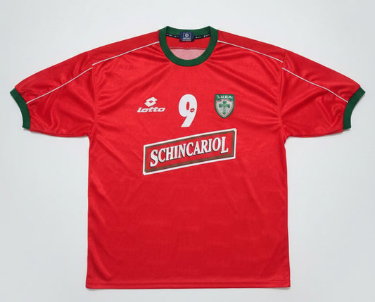 Camisa Portuguesa 2001 Alternativa Lotto Schincariol - Cléber 9