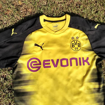 Camisa Borussia Dortmund Cup 2017/18 Puma - escudo e Evonik