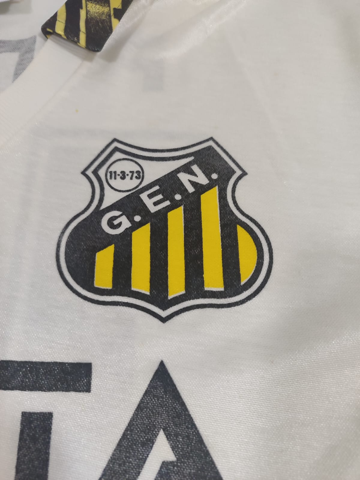RARA E LINDA CAMISA DO NOVORIZONTINO – 1993 FINTA - DE JOGO!