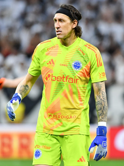 Camisas Goleiro Cruzeiro 2025 Versão Jogador