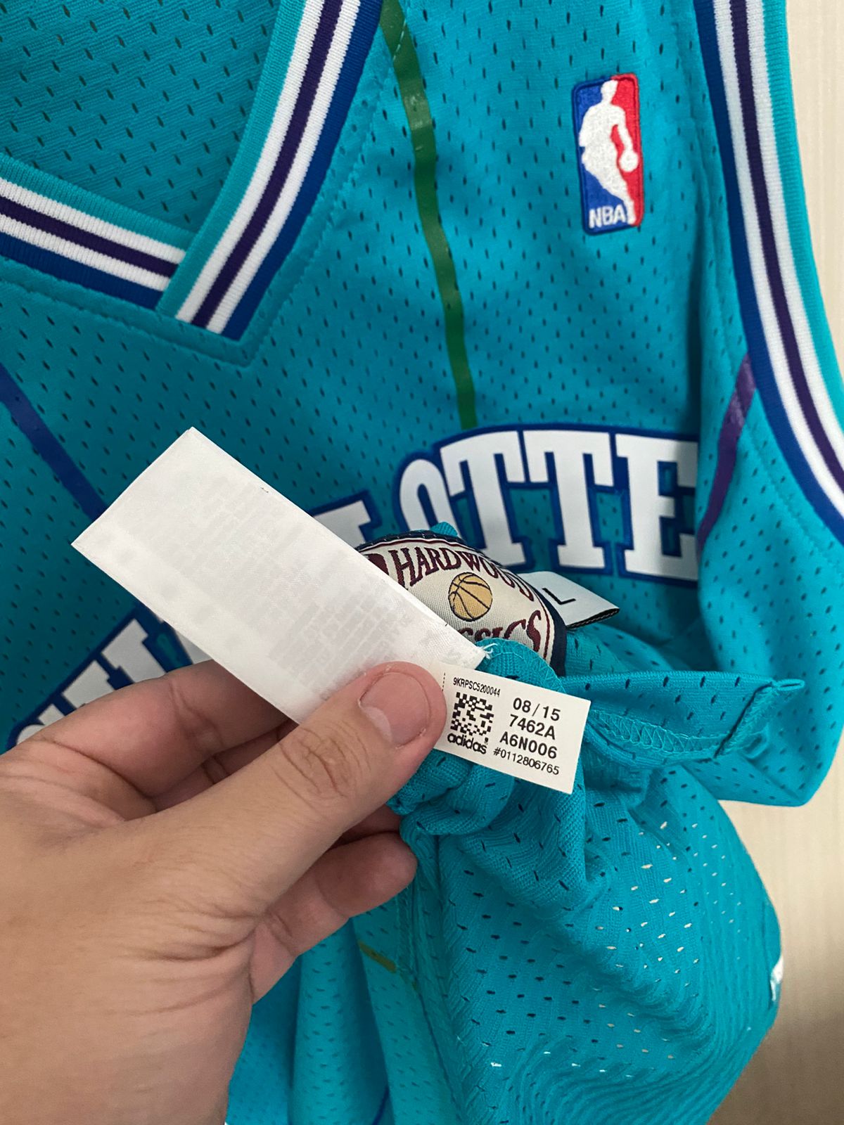REGATA CHARLOTTE HORNETS/BOBCATS - HARDWOOD CLASSICS