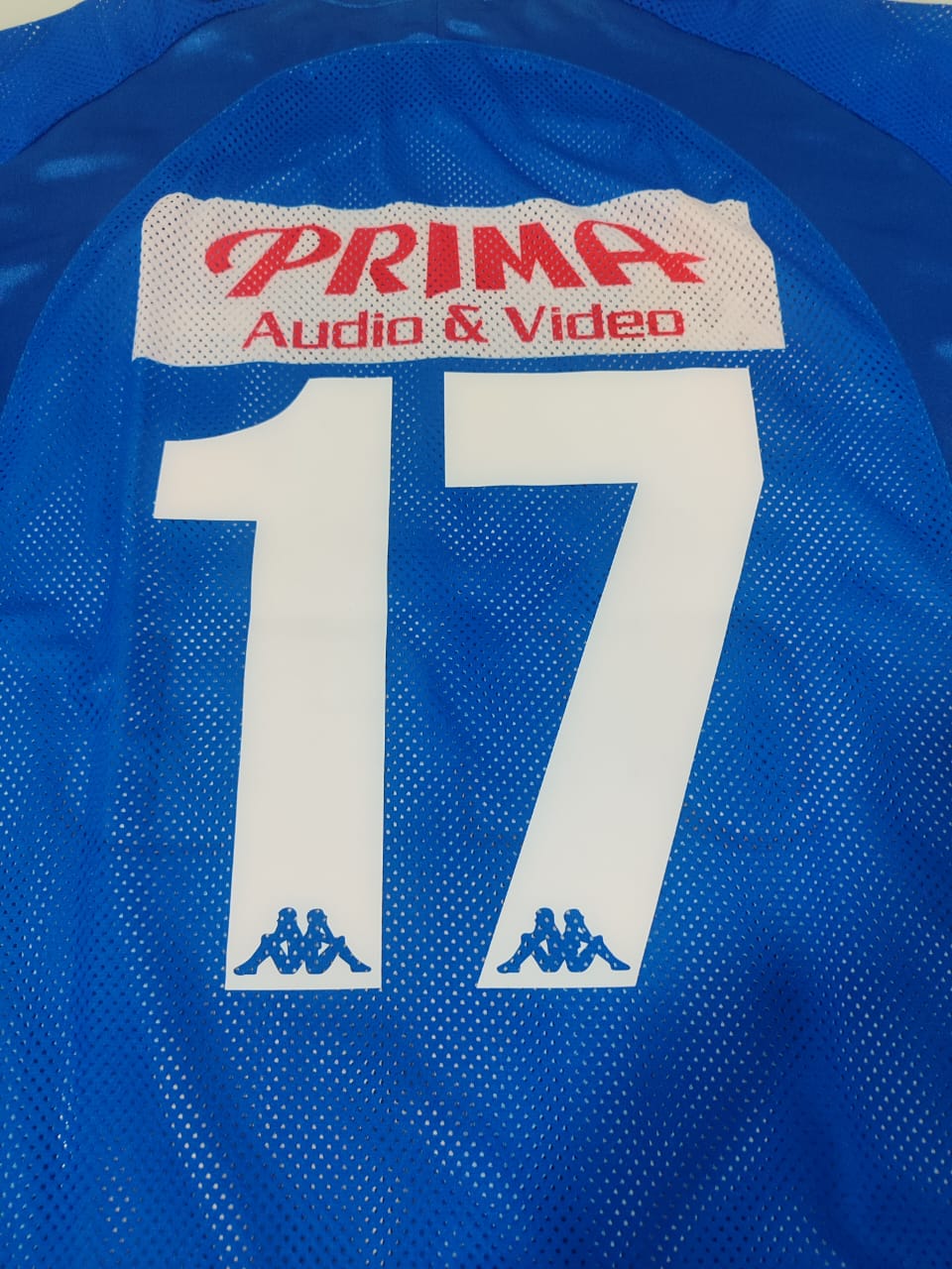 Camisa Emelec Home 2004 – número 17 e patrocínio Prima