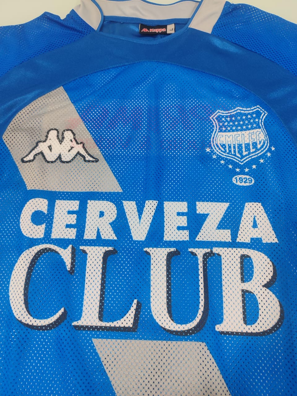 Camisa Emelec Home 2004 – detalhe da frente