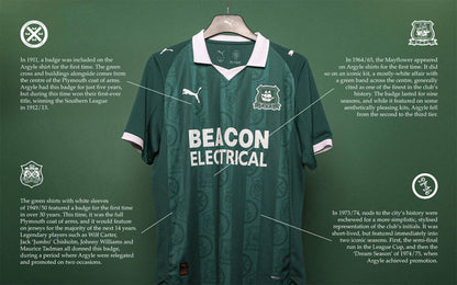 Plymouth Argyle 2025 2026 - Nova com etiqueta