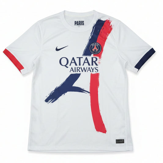 Camisa PSG 2025 Branca Nike Qatar Airways Original Nova com Etiqueta