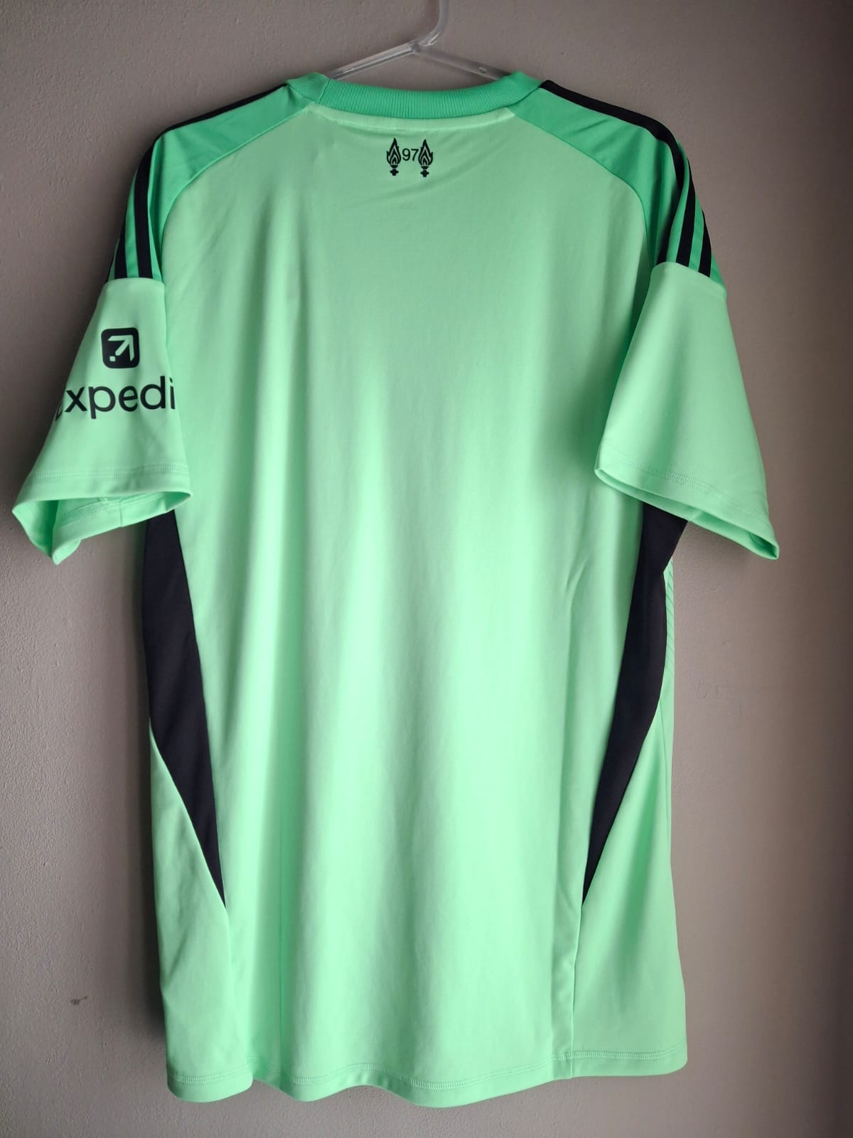 Camisa Liverpool Goleiro 2024/25 Adidas verde – costas