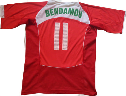 Raríssima Camisa Marrocos 2005 Nike Total 90 - #11 Tarik Bendamou - Usada vs Brasil no Mundial - de Coleção