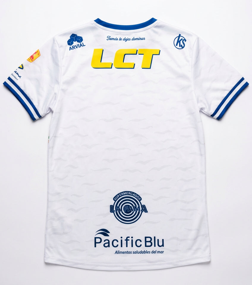 Camisa Naval de Talcahuano 2025 – costas com LCT e PacificBlu