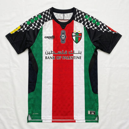 Camisa Palestino Home 2026 Capelli – frente com as cores da bandeira palestina