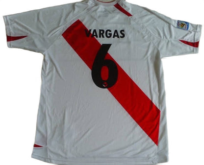 Linda Camisa Peru Home 2008/2010 - #6 Juan Manuel Vargas - de Coleção