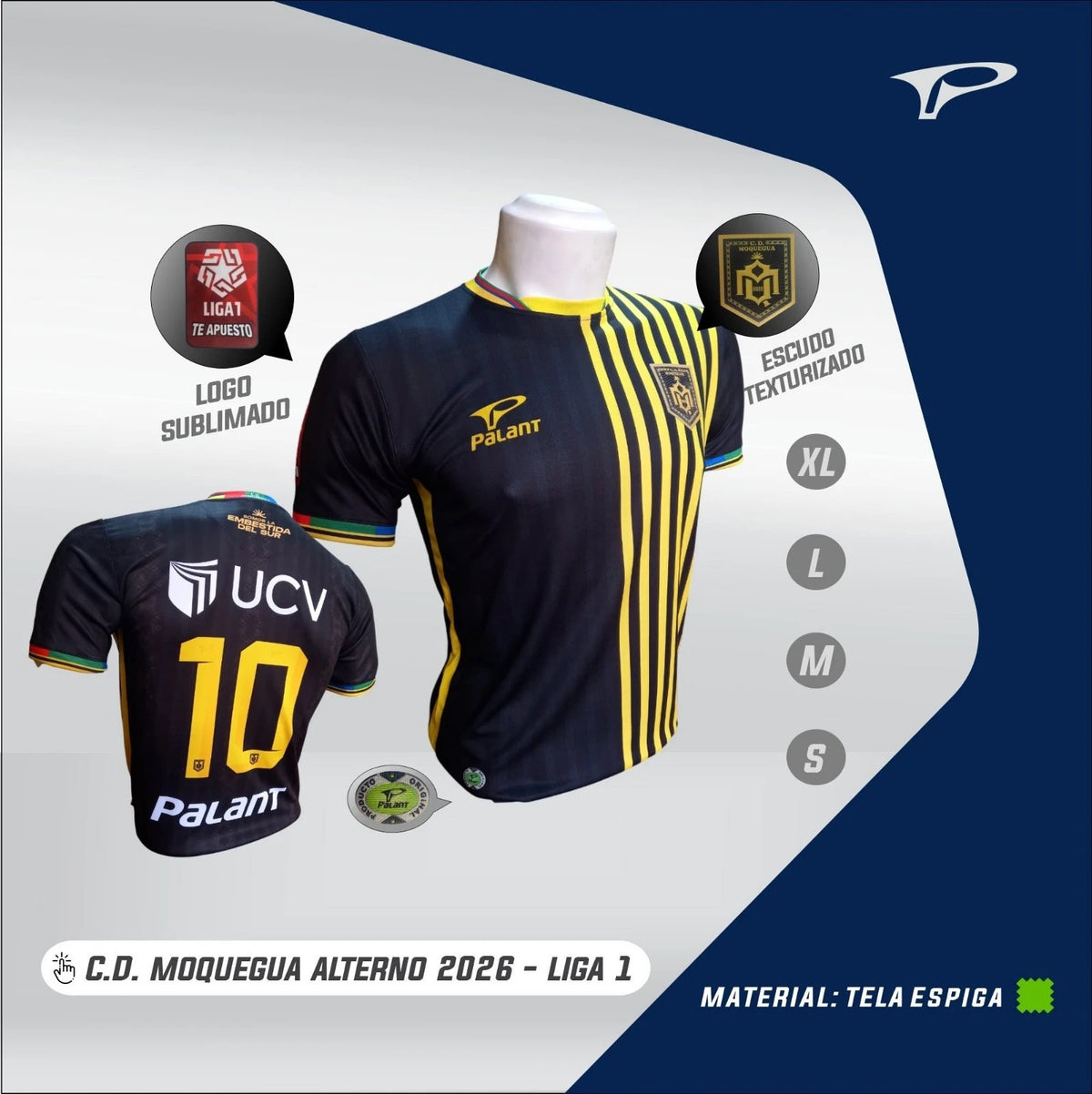 Camisa CD Moquegua Away 2026 Palant – Encomenda Peru