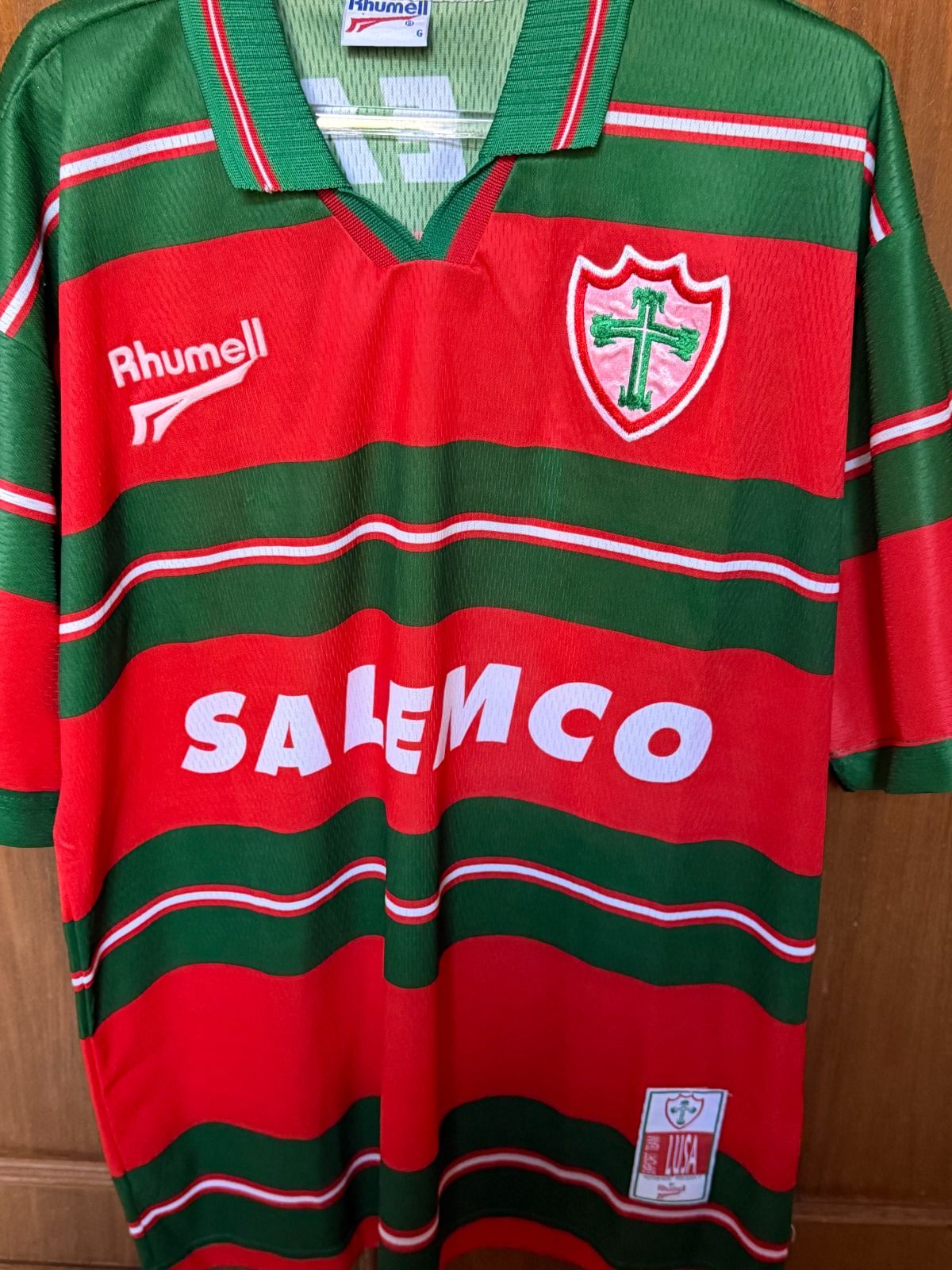 Camisa Portuguesa Rhumell Salemco anos 90 - frente