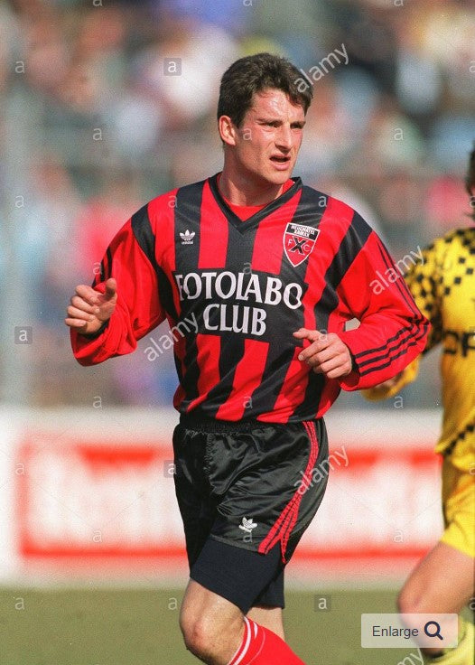 Neuchatel Xamax – Home – 1992/1993 Camisa Espetacular Usada em Jogo