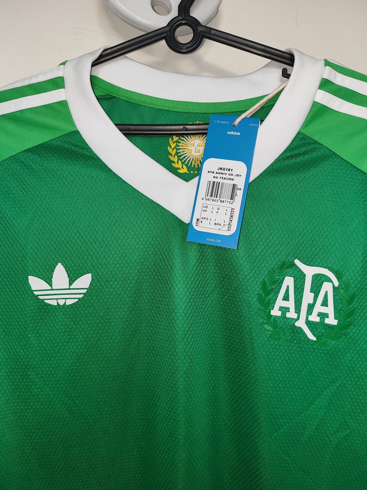 CAMISA GOLEIRO ARGENTINA 50 ANOS ADIDAS