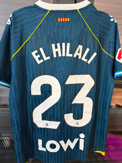 Camisa RCD Espanyol Azul-Marinho - Senyera Catalã - El Hilali 23 - Kelme
